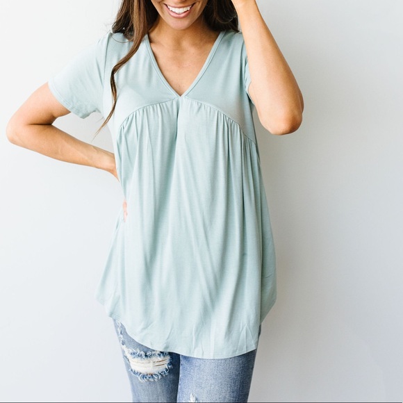 Bamboo Knit Top in Ginger - Picture 9 of 11